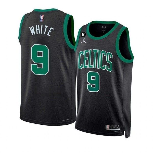 Maillot unisexe Boston Celtics Derrick White Jordan Black Swingman - Statement Edition - Boutique officielle de maillots NBA