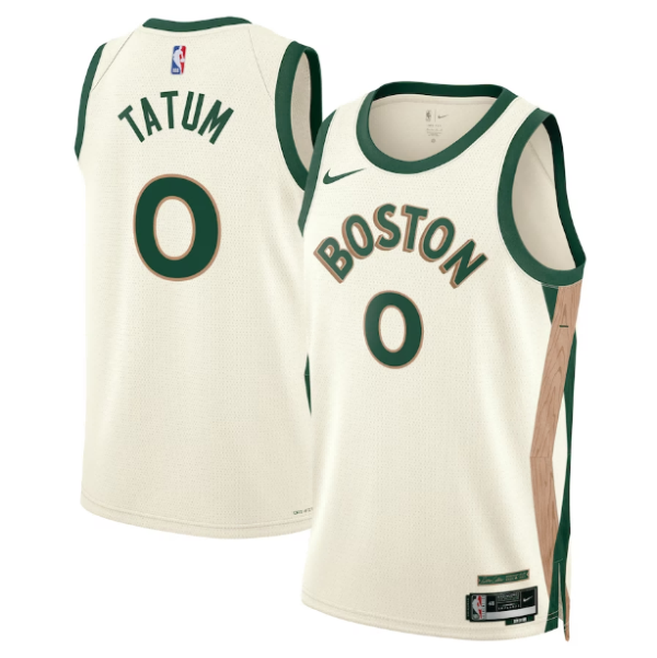 Maillot unisexe Boston Celtics Jayson Tatum Nike blanc 2023-24 Swingman - City Edition - Boutique officielle de maillots NBA