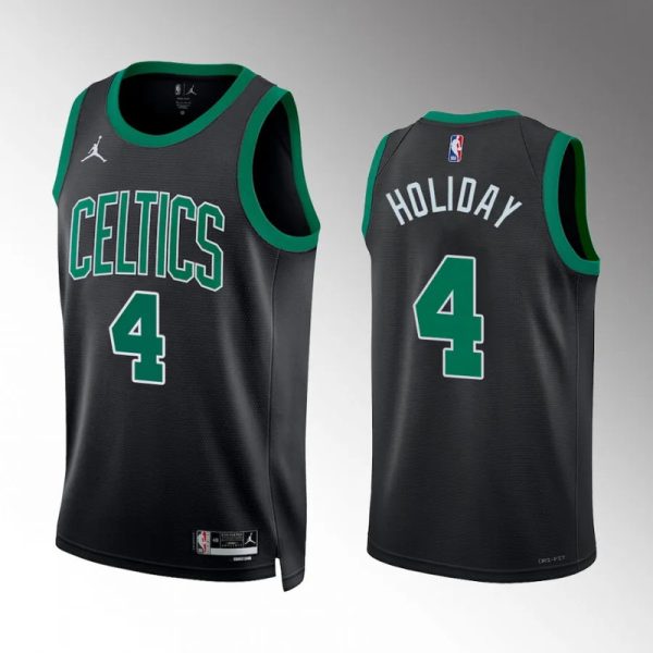 Maillot unisexe Boston Celtics Jrue Holiday Jordan Swingman noir - Édition Statement - Boutique officielle de maillots NBA