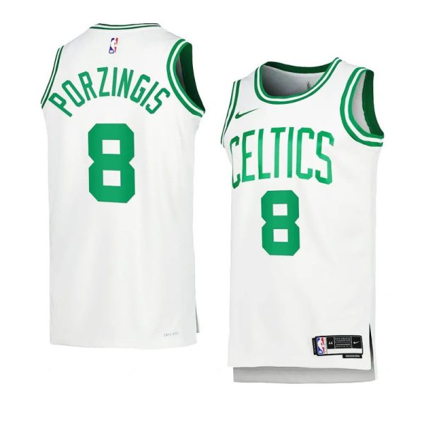 Maillot unisexe Boston Celtics Kristaps Porzingis Nike Swingman blanc - Édition Association - Boutique officielle de maillots NBA