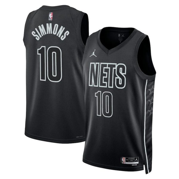 Maillot unisexe Brooklyn Nets Ben Simmons Jordan Swingman noir - Édition Statement - Boutique officielle de maillots NBA