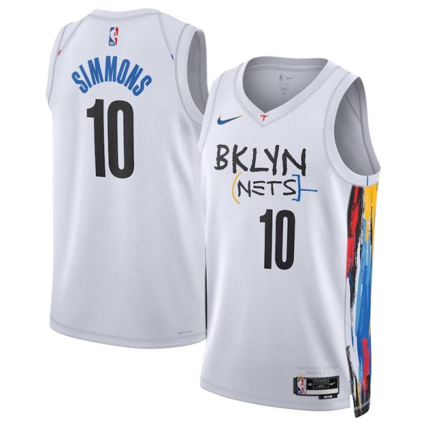Maillot unisexe Brooklyn Nets Ben Simmons Nike blanc 2022-23 Swingman - City Edition - Boutique officielle de maillots NBA