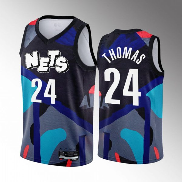 Maillot unisexe Brooklyn Nets Cam Thomas Nike Noir 2023-24 Swingman - City Edition - Boutique officielle de maillots NBA