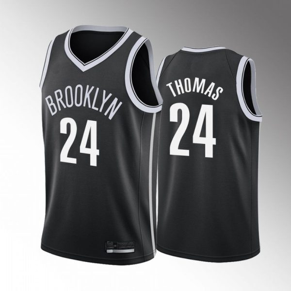 Maillot unisexe Brooklyn Nets Cam Thomas Nike Swingman noir - Édition Icon - Boutique officielle de maillots NBA