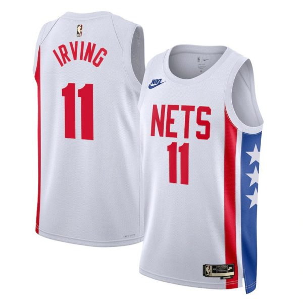 Maillot unisexe Brooklyn Nets Kyrie Irving Nike blanc Swingman - Édition classique - Boutique officielle de maillots NBA