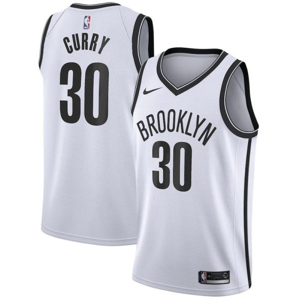 Maillot unisexe Brooklyn Nets Seth Curry Nike Swingman blanc - Édition Association - Boutique officielle de maillots NBA