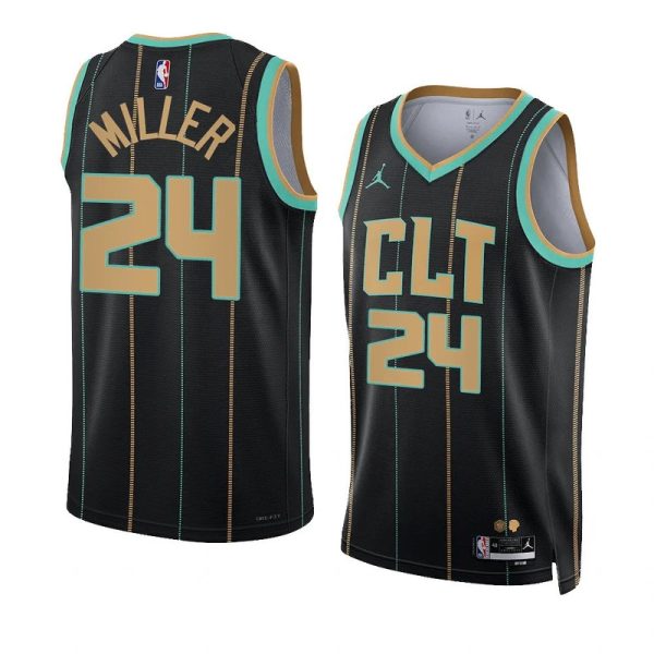 Maillot unisexe Charlotte Hornets Brandon Miller Jordan Brand noir Swingman - City Edition - Boutique officielle de maillots NBA