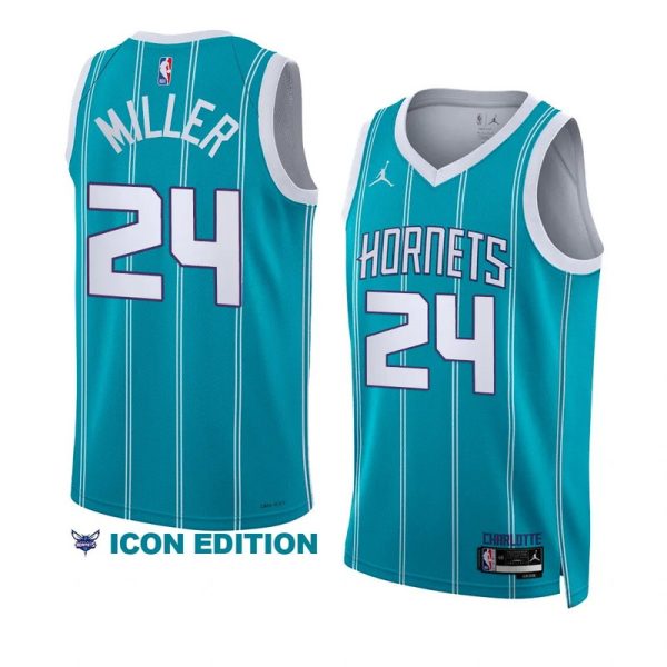 Maillot unisexe Charlotte Hornets Brandon Miller Jordan Brand Teal Swingman - Édition Icon - Boutique officielle de maillots NBA