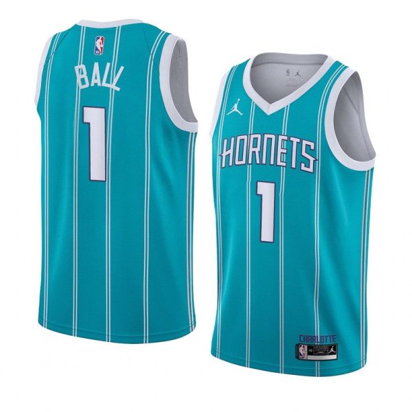 Maillot unisexe Charlotte Hornets LaMelo Ball Jordan Brand Teal Swingman - Icon Edition - Boutique officielle de maillots NBA