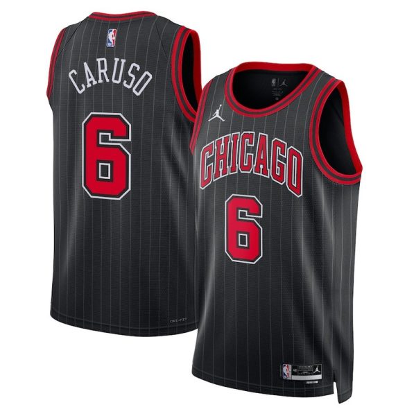 Maillot unisexe Chicago Bulls Alex Caruso Jordan Swingman noir - Édition Statement - Boutique officielle de maillots NBA