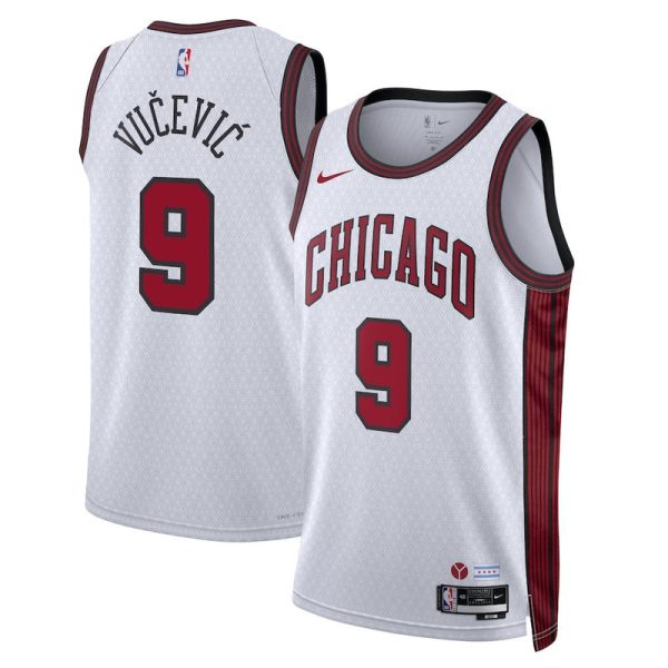 Maillot unisexe Chicago Bulls Nikola Vucevic Nike Swingman blanc - City Edition - Boutique officielle de maillots NBA