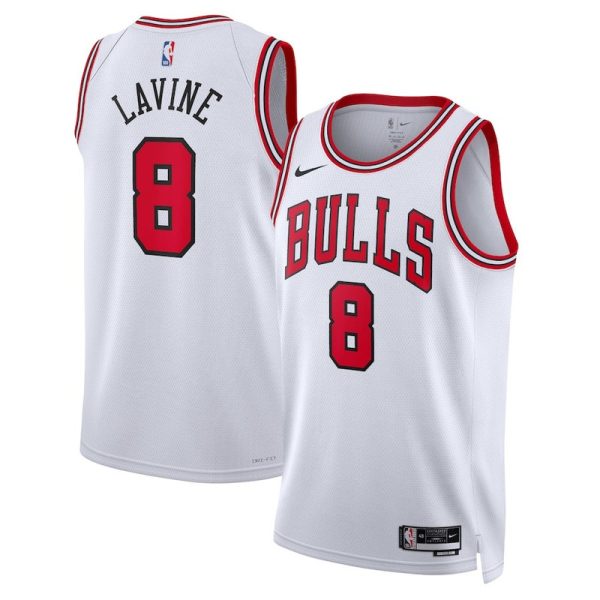 Maillot unisexe Chicago Bulls Zach LaVine Nike Swingman blanc - Édition Association - Boutique officielle de maillots NBA
