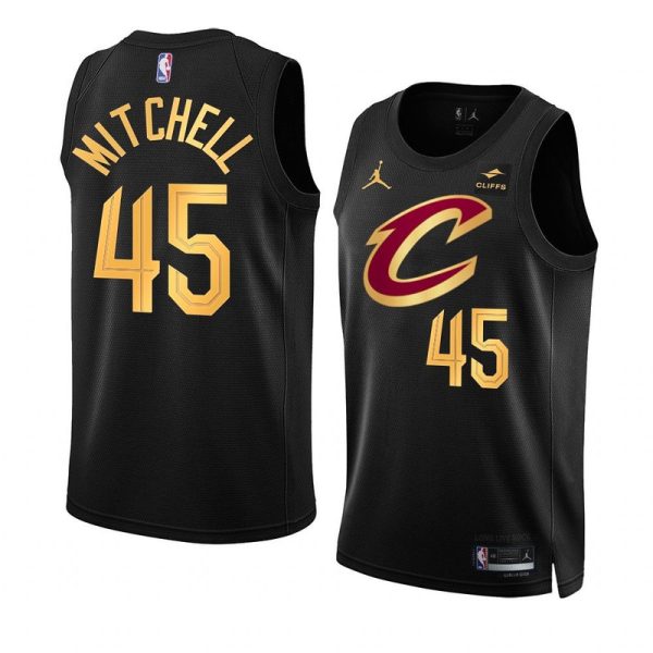 Maillot unisexe Cleveland Cavaliers Donovan Mitchell Jordan noir Swingman - City Edition - Boutique officielle de maillots NBA