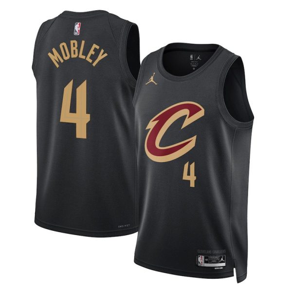 Maillot unisexe Cleveland Cavaliers Evan Mobley Jordan noir Swingman - Édition Statement - Boutique officielle de maillots NBA