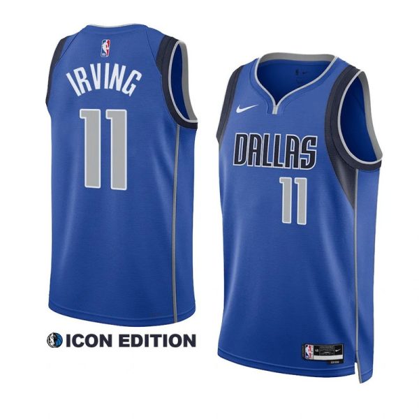 Maillot unisexe Dallas Mavericks Kyrie Irving Nike Royal Swingman - Édition Icon - Boutique officielle de maillots NBA
