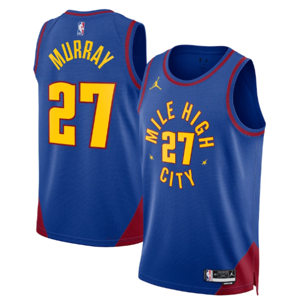 Maillot unisexe Denver Nuggets Jamal Murray Jordan Swingman bleu - Édition Statement - Boutique officielle de maillots NBA