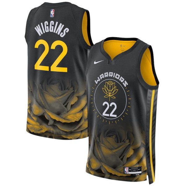 Maillot unisexe Golden State Warriors Andrew Wiggins Nike Noir 2022-23 Swingman - City Edition - Boutique officielle de maillots NBA