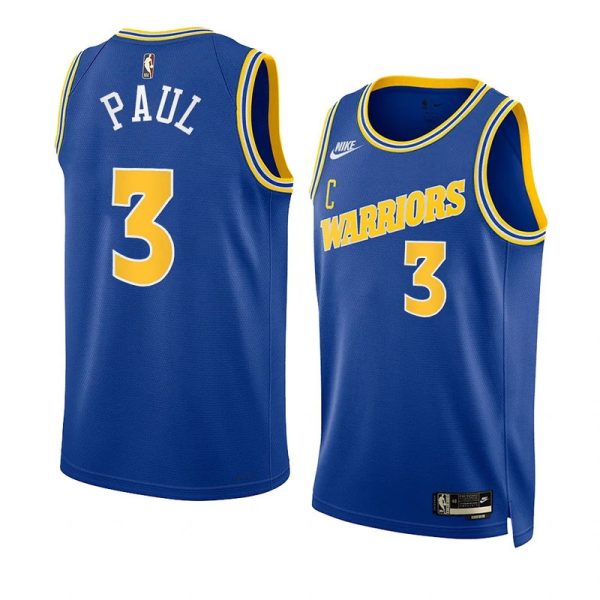 Maillot unisexe Golden State Warriors Chris Paul Nike Royal Swingman - Édition classique - Boutique officielle de maillots NBA