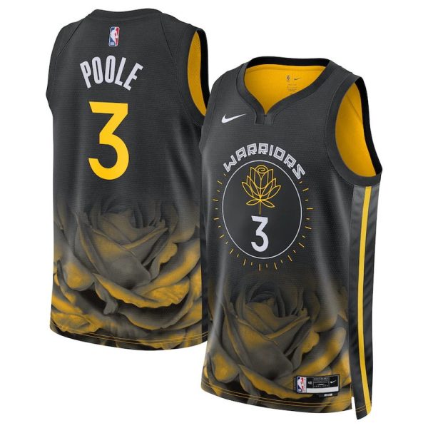 Maillot unisexe Golden State Warriors Jordan Poole Nike Swingman noir - City Edition - Boutique officielle de maillots NBA
