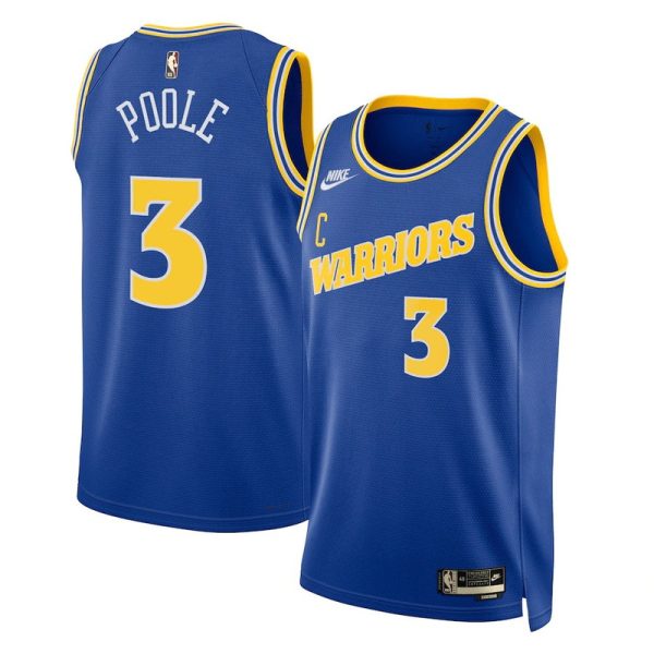 Maillot unisexe Golden State Warriors Jordan Poole Nike Royal Swingman - Édition classique - Boutique officielle de maillots NBA