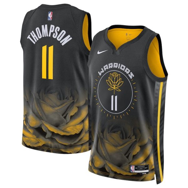 Maillot unisexe Golden State Warriors Klay Thompson Nike Noir 2022-23 Swingman - City Edition - Boutique officielle de maillots NBA