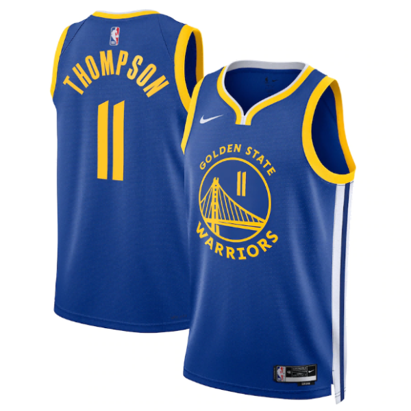 Maillot unisexe Golden State Warriors Klay Thompson Nike Royal Swingman - Édition Icon - Boutique officielle de maillots NBA