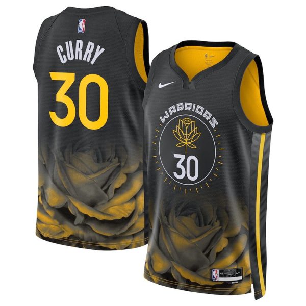 Maillot unisexe Golden State Warriors Stephen Curry Nike Noir 2022-23 Swingman - City Edition - Boutique officielle de maillots NBA