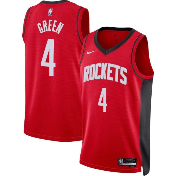 Maillot unisexe Houston Rockets Jalen vert Nike rouge Swingman - Icon Edition - Boutique officielle de maillots NBA