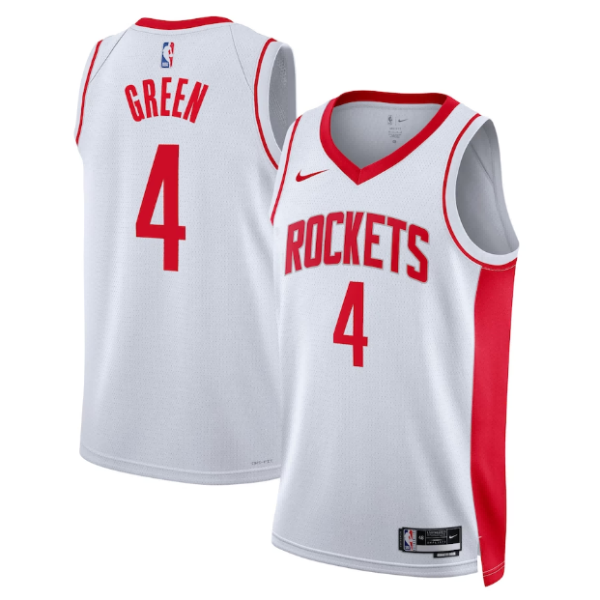 Maillot unisexe Houston Rockets Jalen vert Nike blanc Swingman - Édition Association - Boutique officielle de maillots NBA