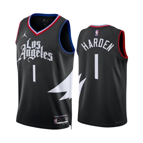 Maillot unisexe LA Clippers James Harden Jordan Swingman noir - Édition Association - Boutique officielle de maillots NBA