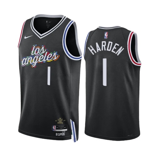 Maillot unisexe LA Clippers James Harden Nike Noir 2022-23 Swingman - City Edition - Boutique officielle de maillots NBA