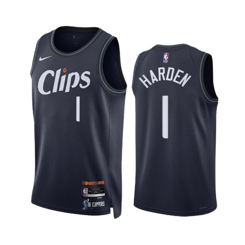 Maillot unisexe LA Clippers James Harden Nike Navy 2023-24 Swingman - City Edition - Boutique officielle de maillots NBA