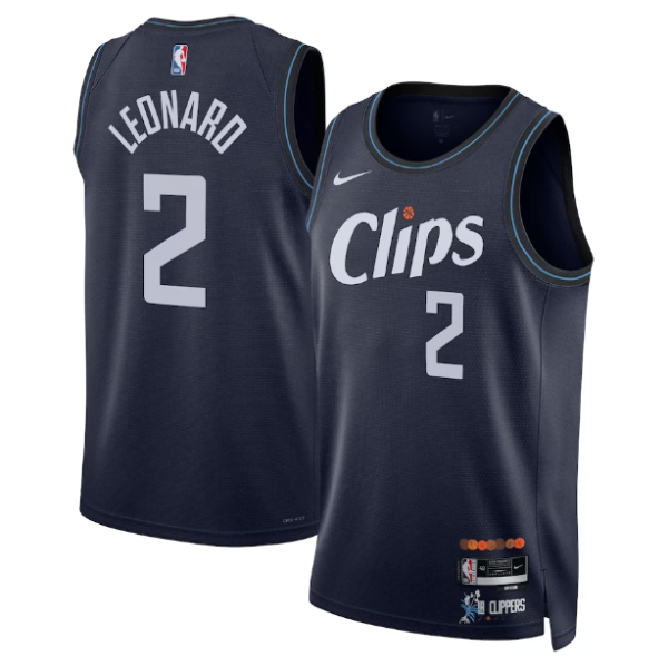 Maillot unisexe LA Clippers Kawhi Leonard Nike Navy 2023-24 Swingman - City Edition - Boutique officielle de maillots NBA