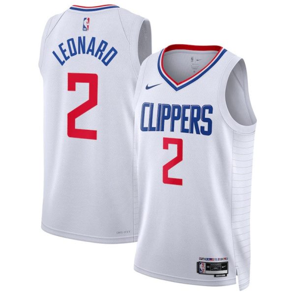 Maillot unisexe LA Clippers Kawhi Leonard Nike Swingman blanc - Édition Association - Boutique officielle de maillots NBA
