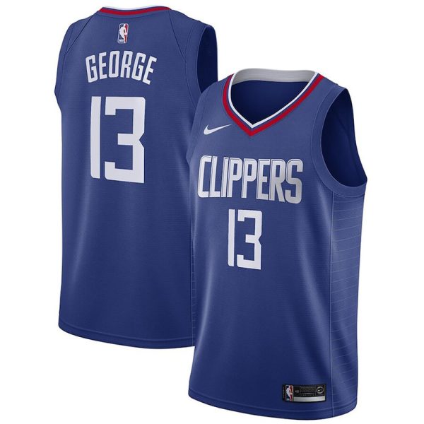 Maillot unisexe LA Clippers Paul George Nike Swingman bleu - Édition Icon - Boutique officielle de maillots NBA
