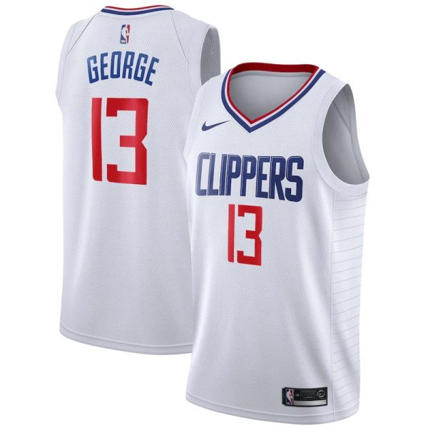 Maillot unisexe LA Clippers Paul George Nike Swingman blanc - Édition Association - Boutique officielle de maillots NBA