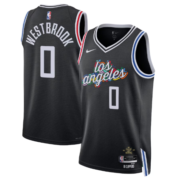 Maillot unisexe LA Clippers Russell Westbrook Nike Navy 2022-23 Swingman - City Edition - Boutique officielle de maillots NBA