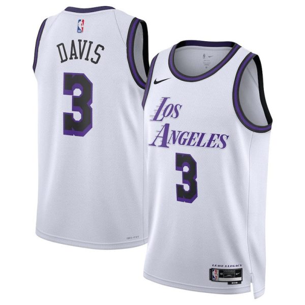 Maillot unisexe Los Angeles Lakers Anthony Davis Nike Swingman blanc - City Edition - Boutique officielle de maillots NBA