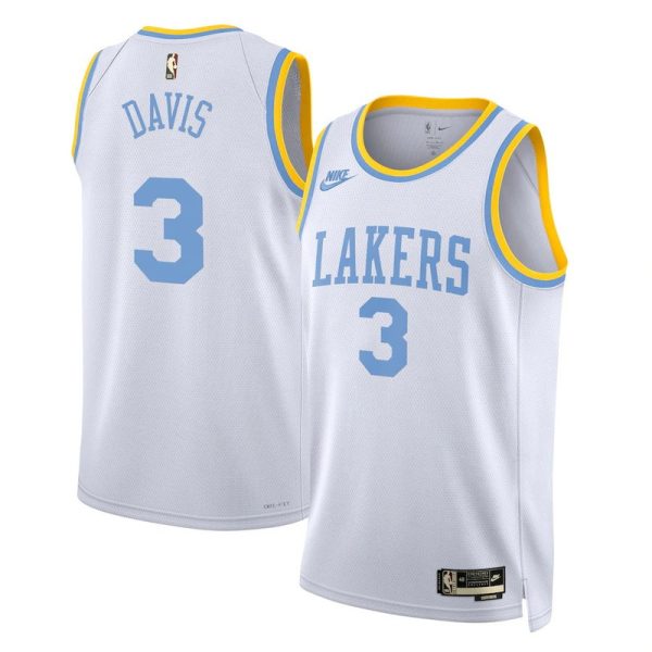 Maillot unisexe Los Angeles Lakers Anthony Davis Nike Swingman blanc - Édition classique - Boutique officielle de maillots NBA