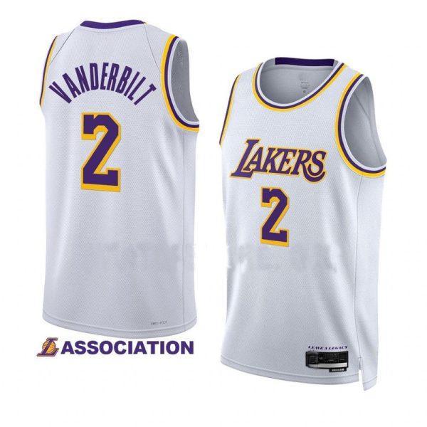 Maillot unisexe Los Angeles Lakers Jarred Vanderbilt Nike Swingman blanc - Édition Association - Boutique officielle de maillots NBA