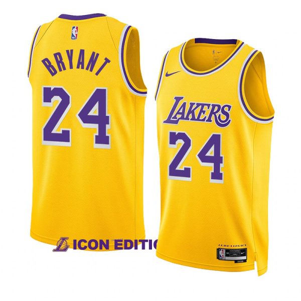 Maillot unisexe Los Angeles Lakers Kobe Bryant Nike Swingman jaune - Édition Icon - Boutique officielle de maillots NBA
