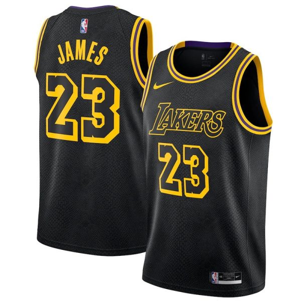 Maillot unisexe Los Angeles Lakers LeBron James Nike Black Mamba City Edition Swingman - Boutique officielle de maillots NBA