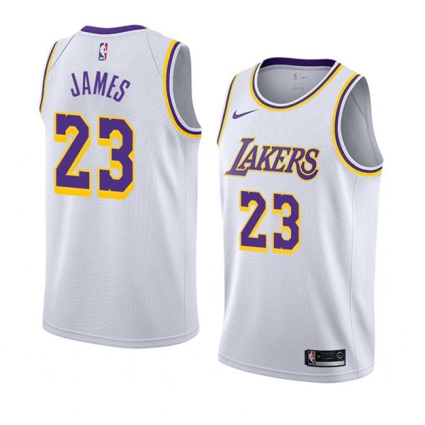 Maillot unisexe Los Angeles Lakers LeBron James Nike Swingman blanc - Édition Association - Boutique officielle de maillots NBA