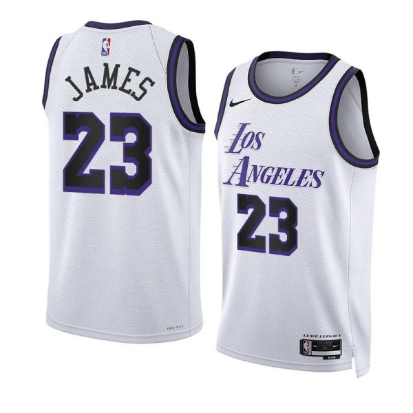 Maillot unisexe Los Angeles Lakers LeBron James Nike Swingman blanc - City Edition - Boutique officielle de maillots NBA