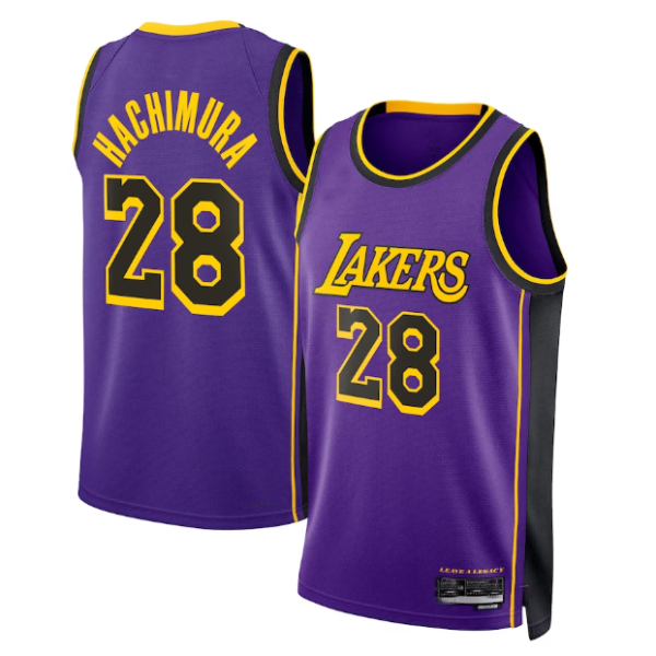 Maillot unisexe Los Angeles Lakers Rui Hachimura Jordan Purple Swingman - Statement Edition - Boutique officielle de maillots NBA