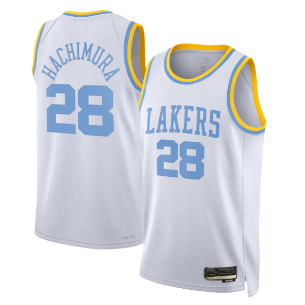 Maillot unisexe Los Angeles Lakers Rui Hachimura Nike Swingman blanc - Édition classique - Boutique officielle de maillots NBA