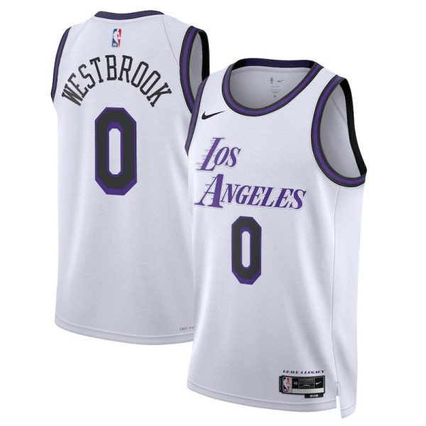Maillot unisexe Los Angeles Lakers Russell Westbrook Nike Swingman blanc - City Edition - Boutique officielle de maillots NBA
