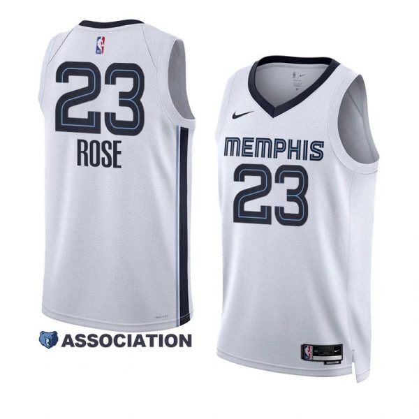 Maillot Nike Swingman blanc unisexe Memphis Grizzlies Derrick Rose - Édition Association - Boutique officielle de maillots NBA