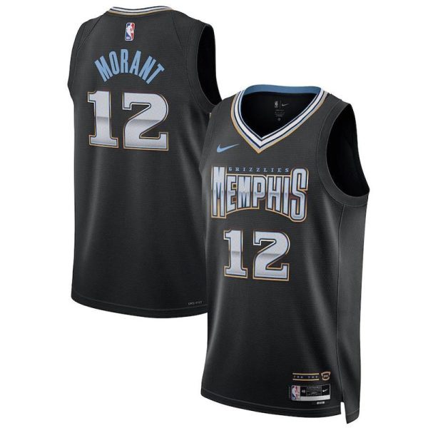Maillot unisexe Memphis Grizzlies Ja Morant Nike noir 2022-23 Swingman - City Edition - Boutique officielle de maillots NBA