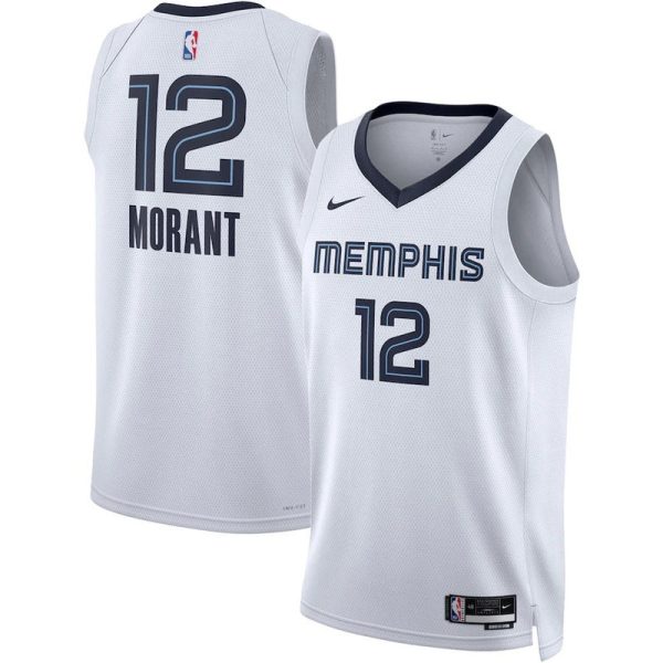 Maillot unisexe Memphis Grizzlies Ja Morant Nike blanc Swingman - Édition Association - Boutique officielle de maillots NBA